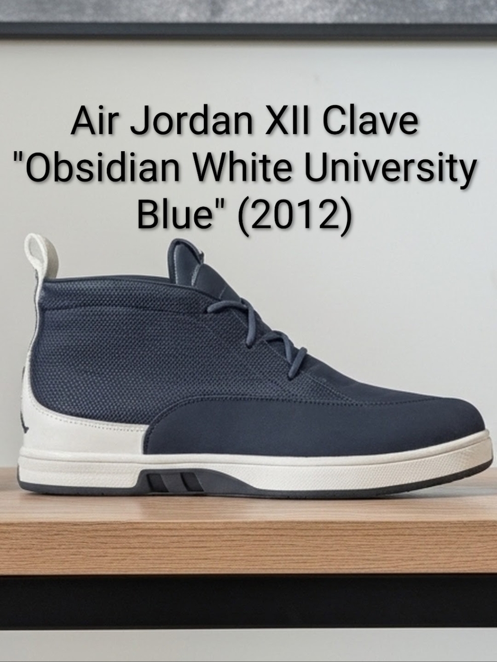 Air Jordan XII Clave Rare Obsidian White University Blue
(2012) Mens 10 EUC